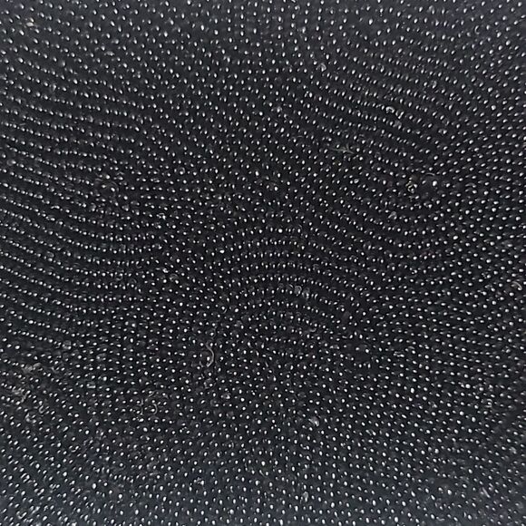 Sarne Imports Handmade in Japan ITALIAN Black Glass Beads Clutch Purse Evening - Picture 13 of 13